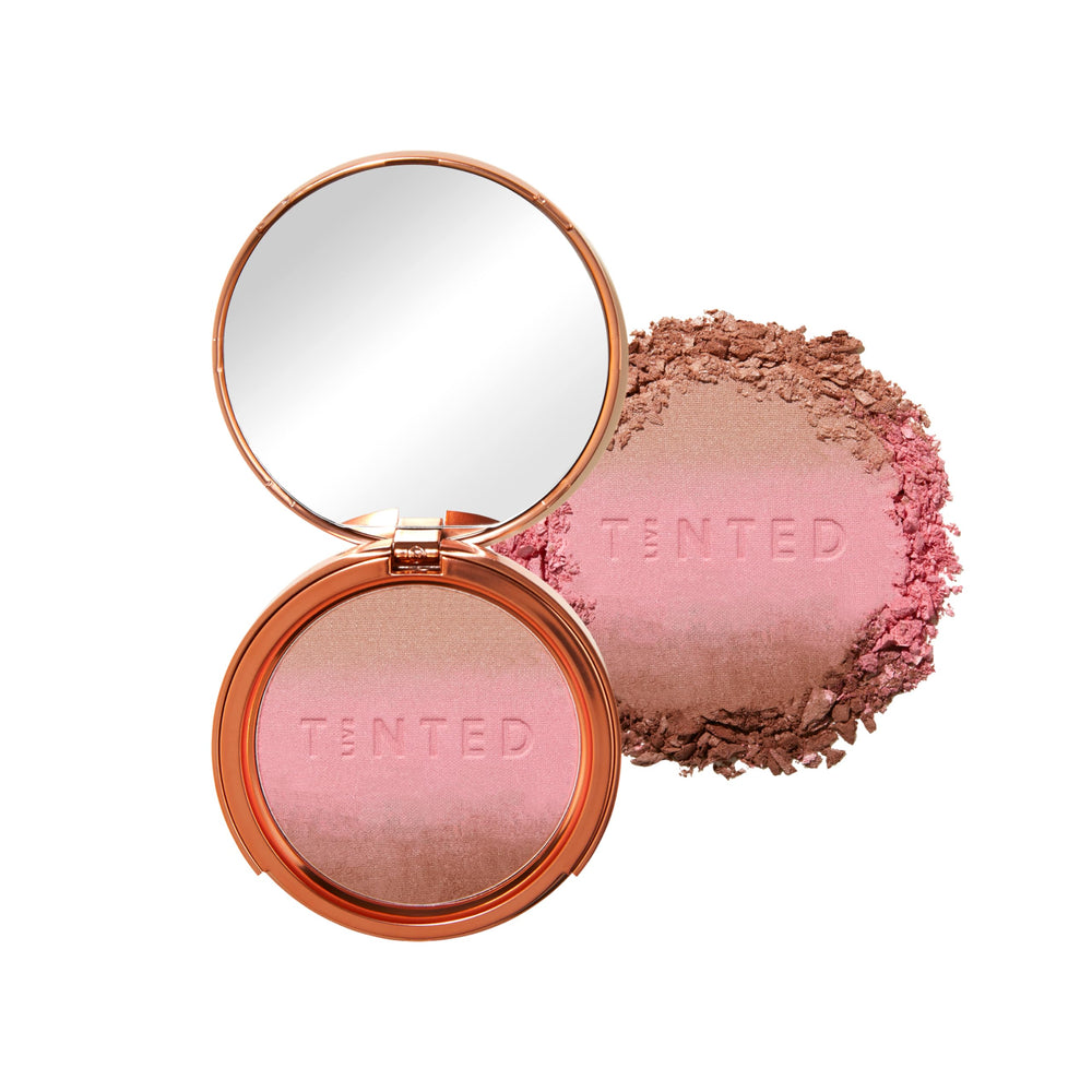 Live Tinted compact front view showing sleek packaging and travel-friendly size