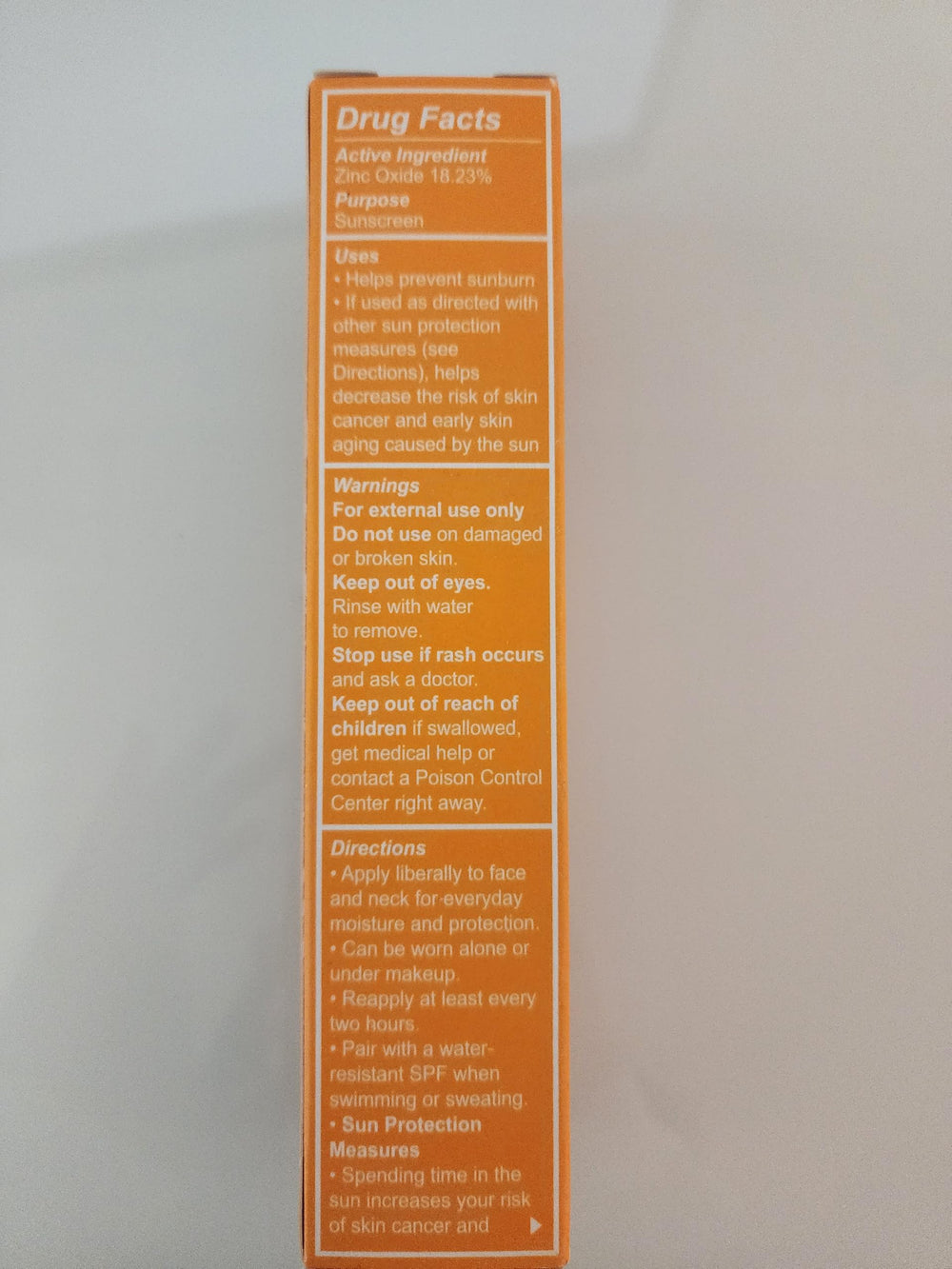 Live Tinted Hueguard under foundation swatch showing even makeup wear