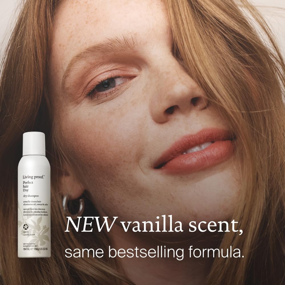 Living Proof close-up of fine spray texture illustrating lightweight cleansing