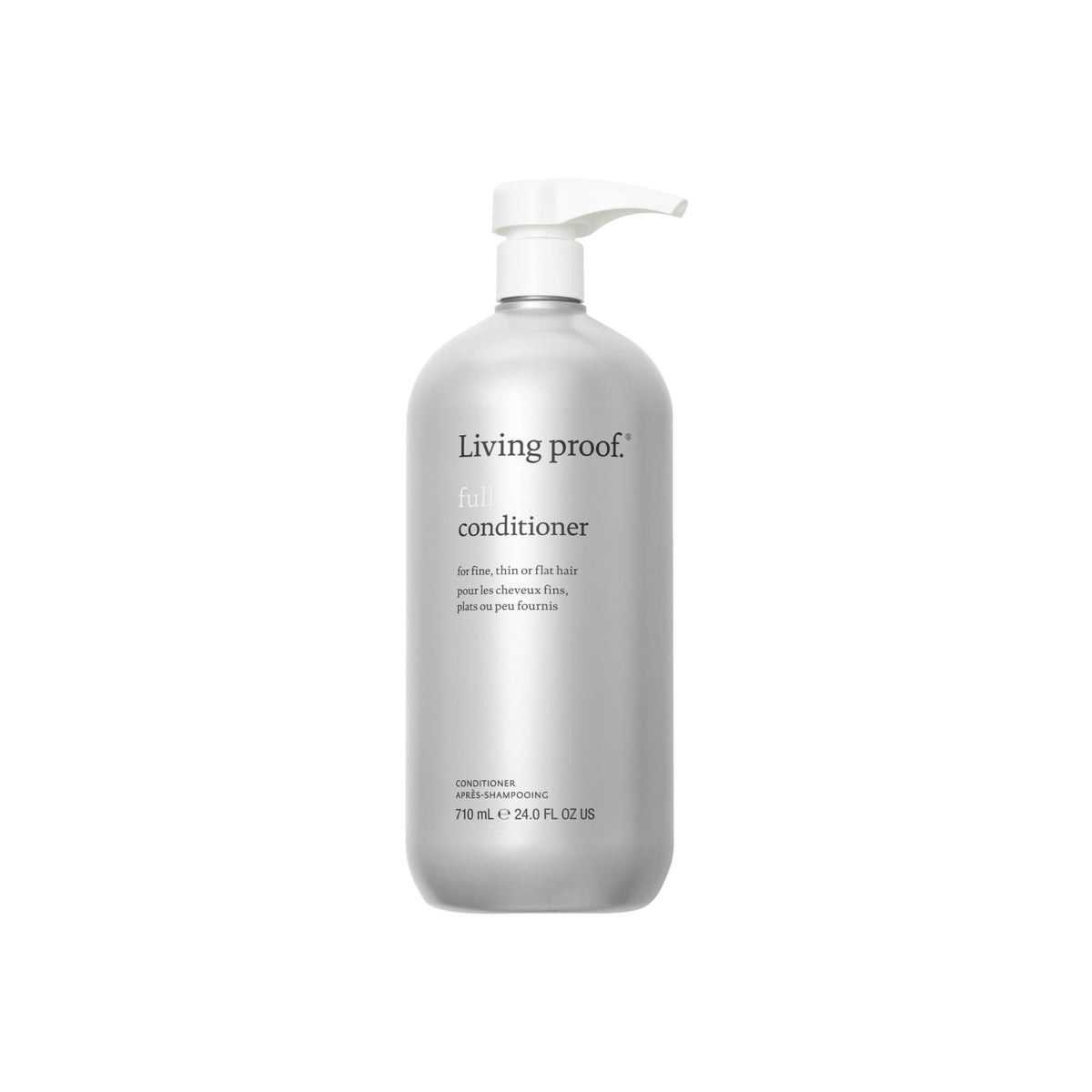 Living Proof front bottle view showing 24 oz size and volumizing benefit