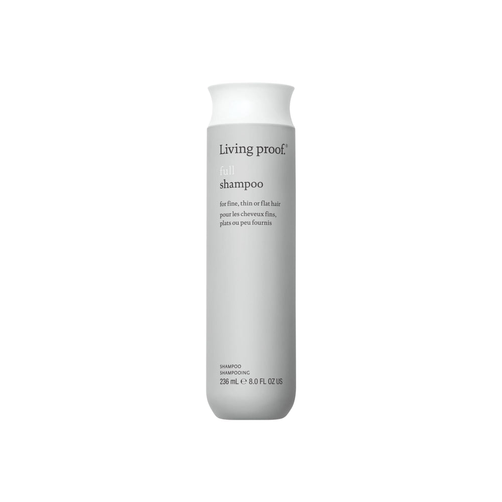 Living Proof front bottle view showing clean branding and volumizing benefit