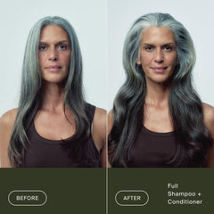 Living Proof lather in hand demonstrating rich foam and effective cleansing