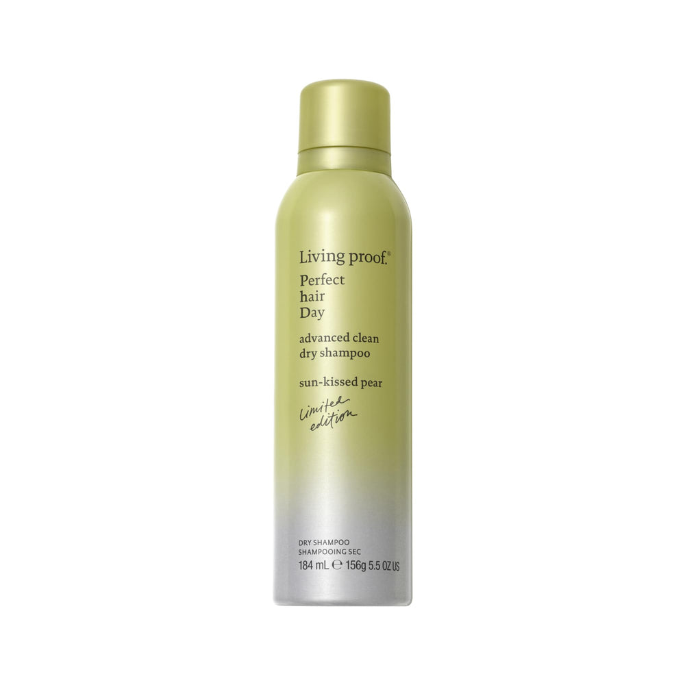 Living Proof front packaging showing limited-edition pear scent and clean finish