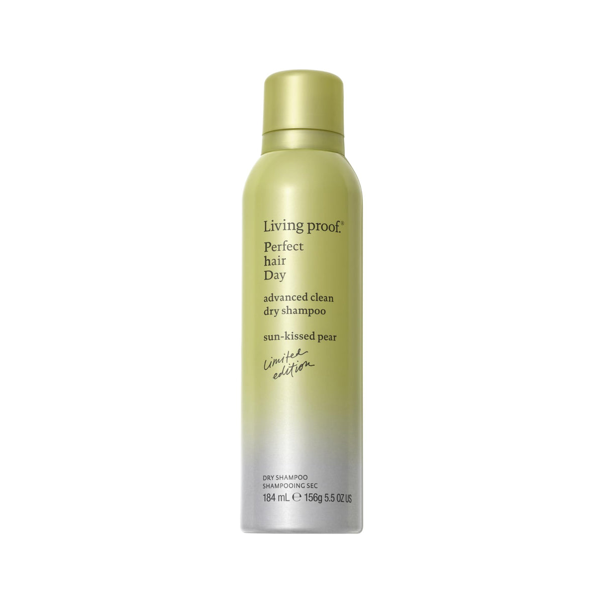 Living Proof front packaging showing limited-edition pear scent and clean finish