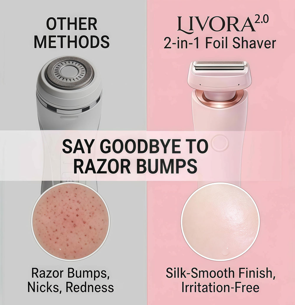 Livora SilkGlide held in hand illustrating lightweight 120g body for comfortable handling