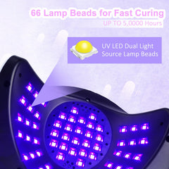 LKE hand-in-lamp demonstrating smart sensor activation for hands-free use