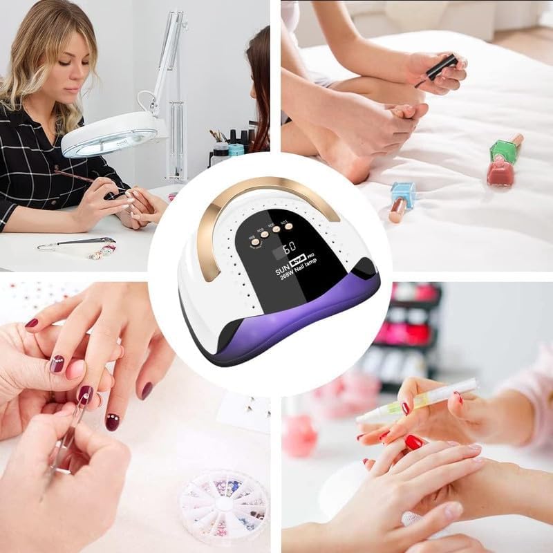 LKE size comparison with hand to show interior space for full manicure comfort