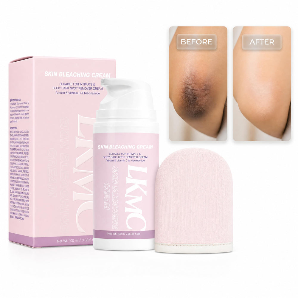 LKMC front packaging showing product and volume for brightening