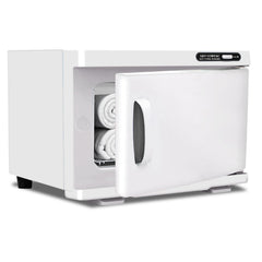LKT COBTAC front view of closed towel warmer showing compact design and quick access