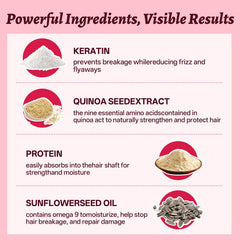 L LUSETA conditioner cream texture demonstrating moisturized, smooth hair finish