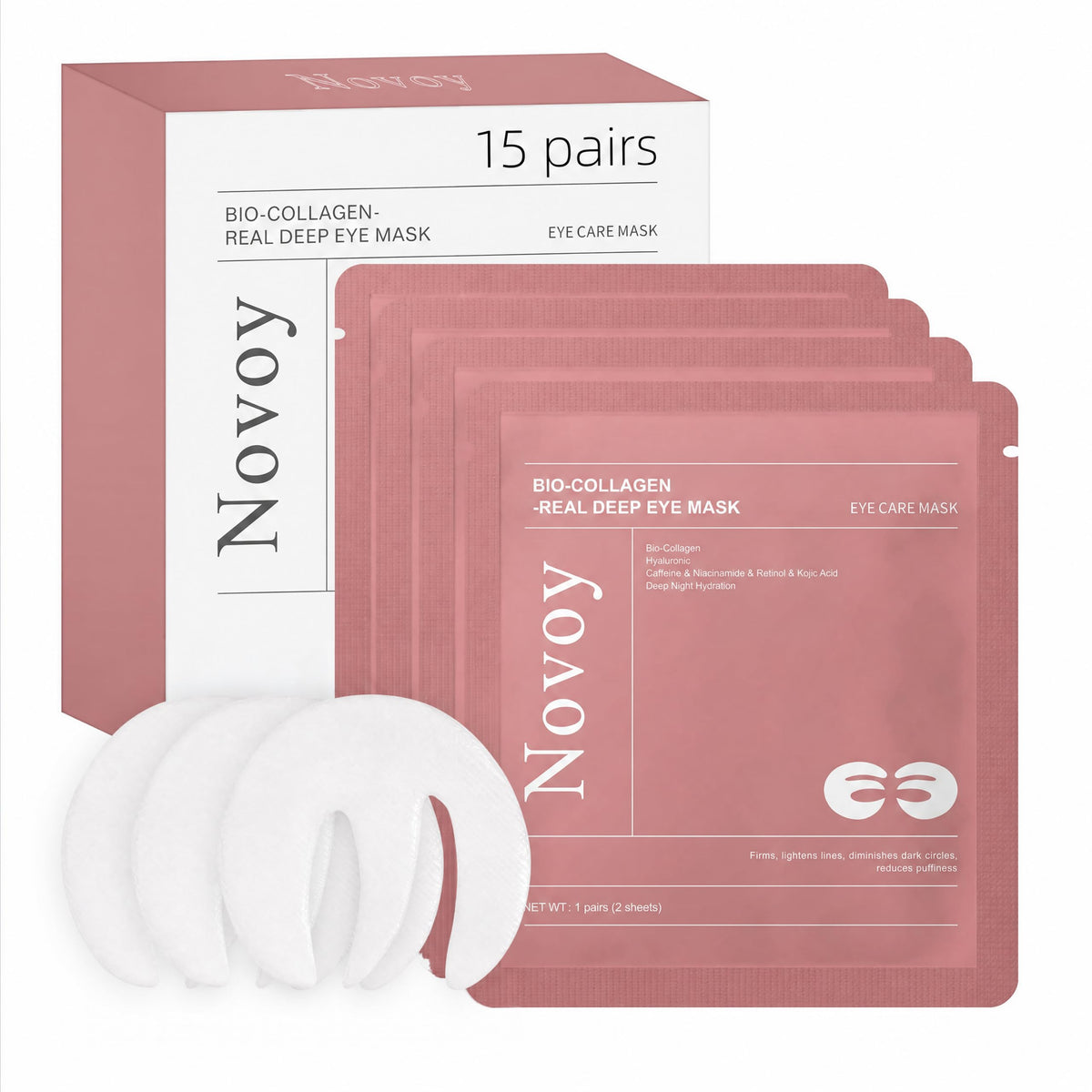 LLVYUO front packaging showing rose design and product benefits
