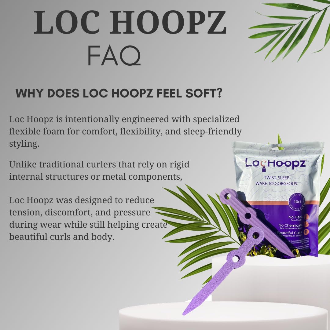 Loc Hoopz stylist applying loops to a client showing professional use