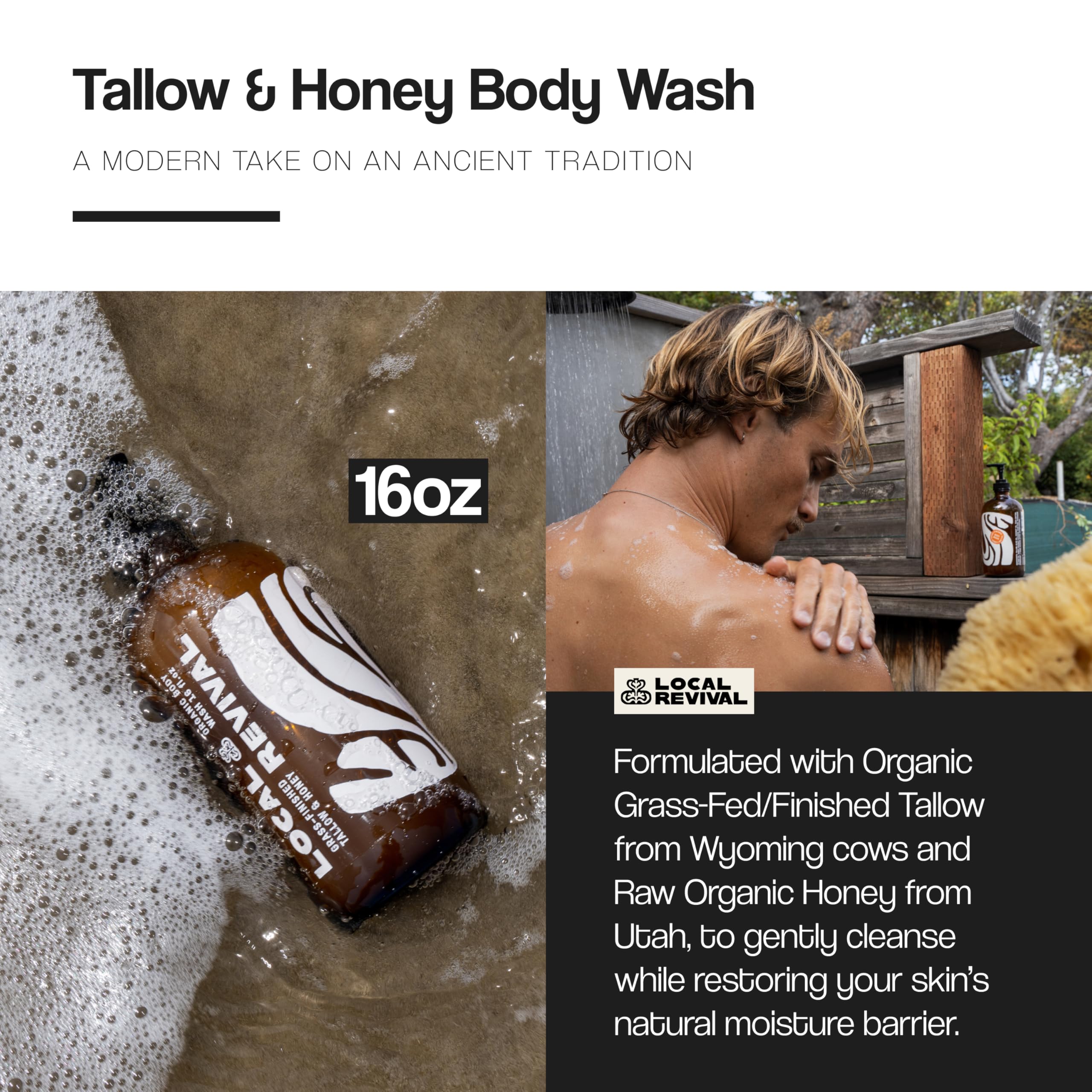 Local Revival close-up of creamy lather illustrating moisturizing texture