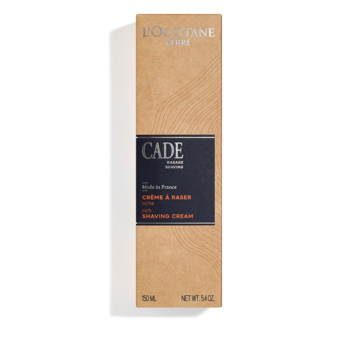 L'Occitane Cade creamy foam close-up displaying rich texture and cushion