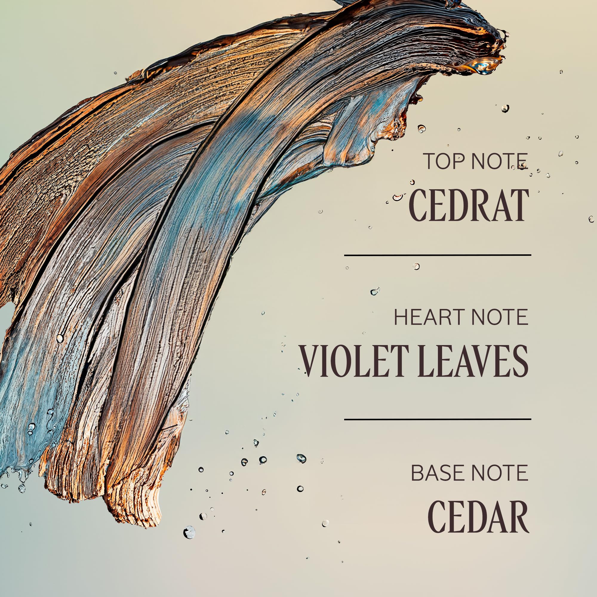 L'OCCITANE product label and ingredient listing highlighting cedrat essential oil benefit