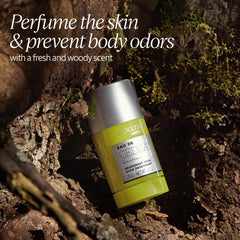 L'Occitane deodorant texture close-up demonstrating smooth, quick-dry application
