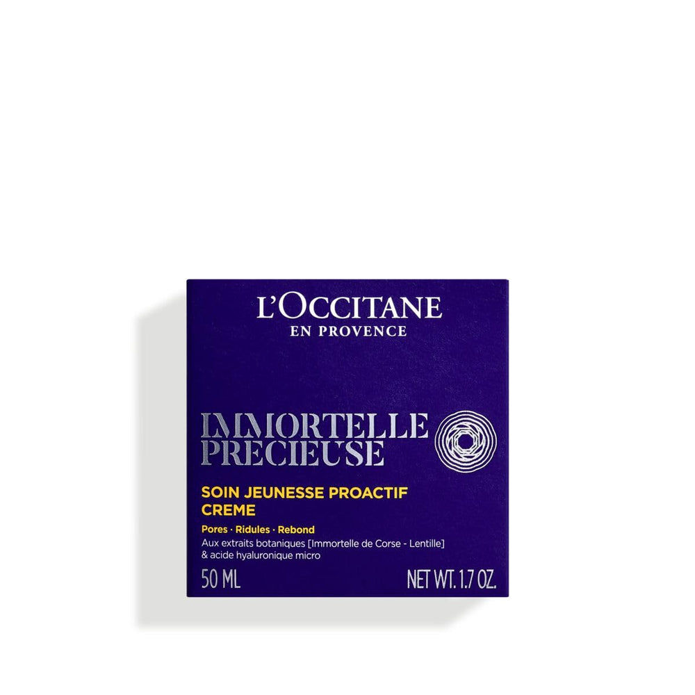 L'OCCITANE cream texture close-up highlighting silky finish and smoothing effect