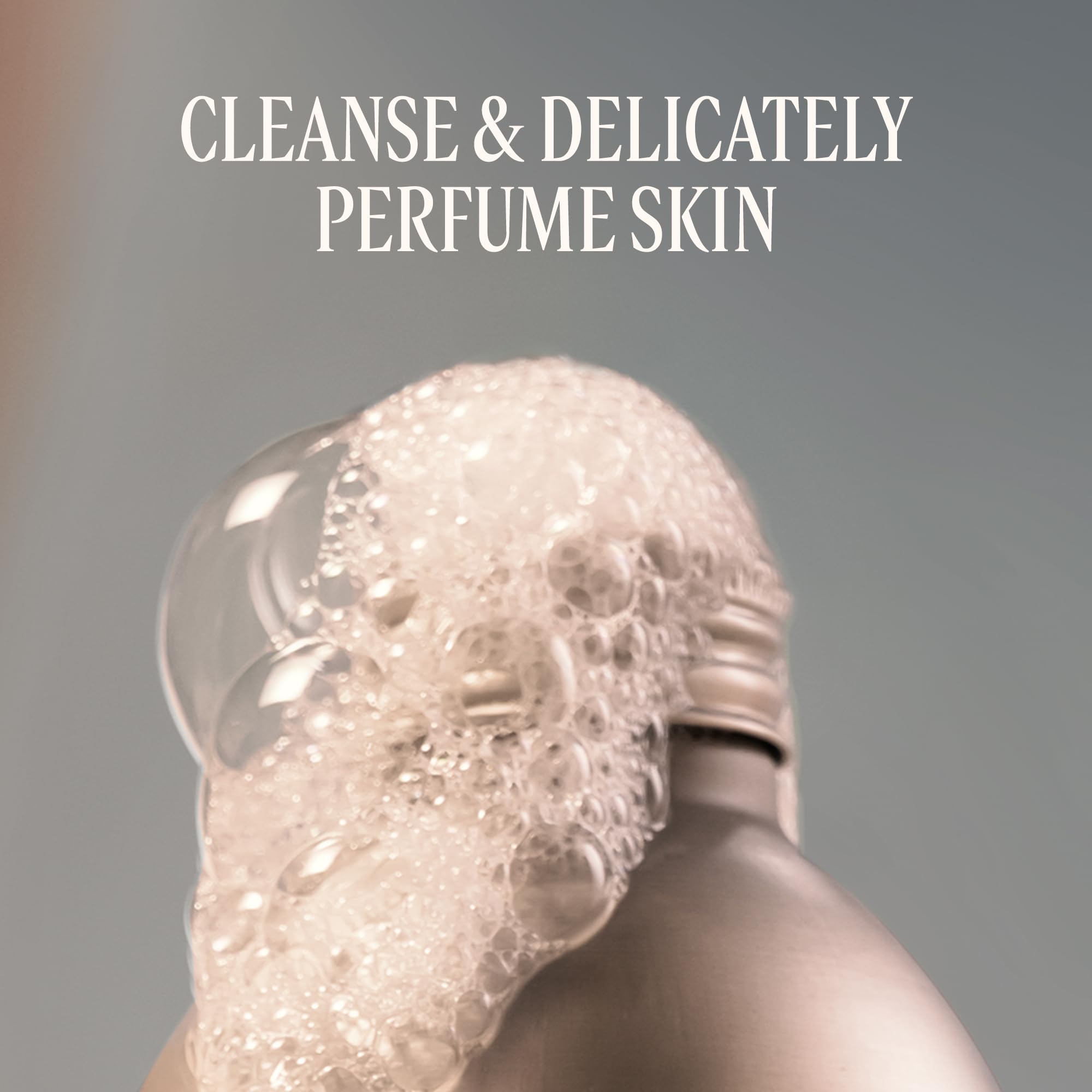 L'OCCITANE rich bubble texture in hand showing creamy foam and gentle cleanse