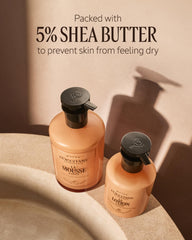 L'Occitane hand application scene showing immediate hydration