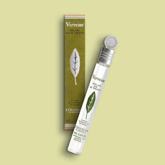 L'Occitane verbena roll-on applicator close-up showing smooth roll-on texture for precise use