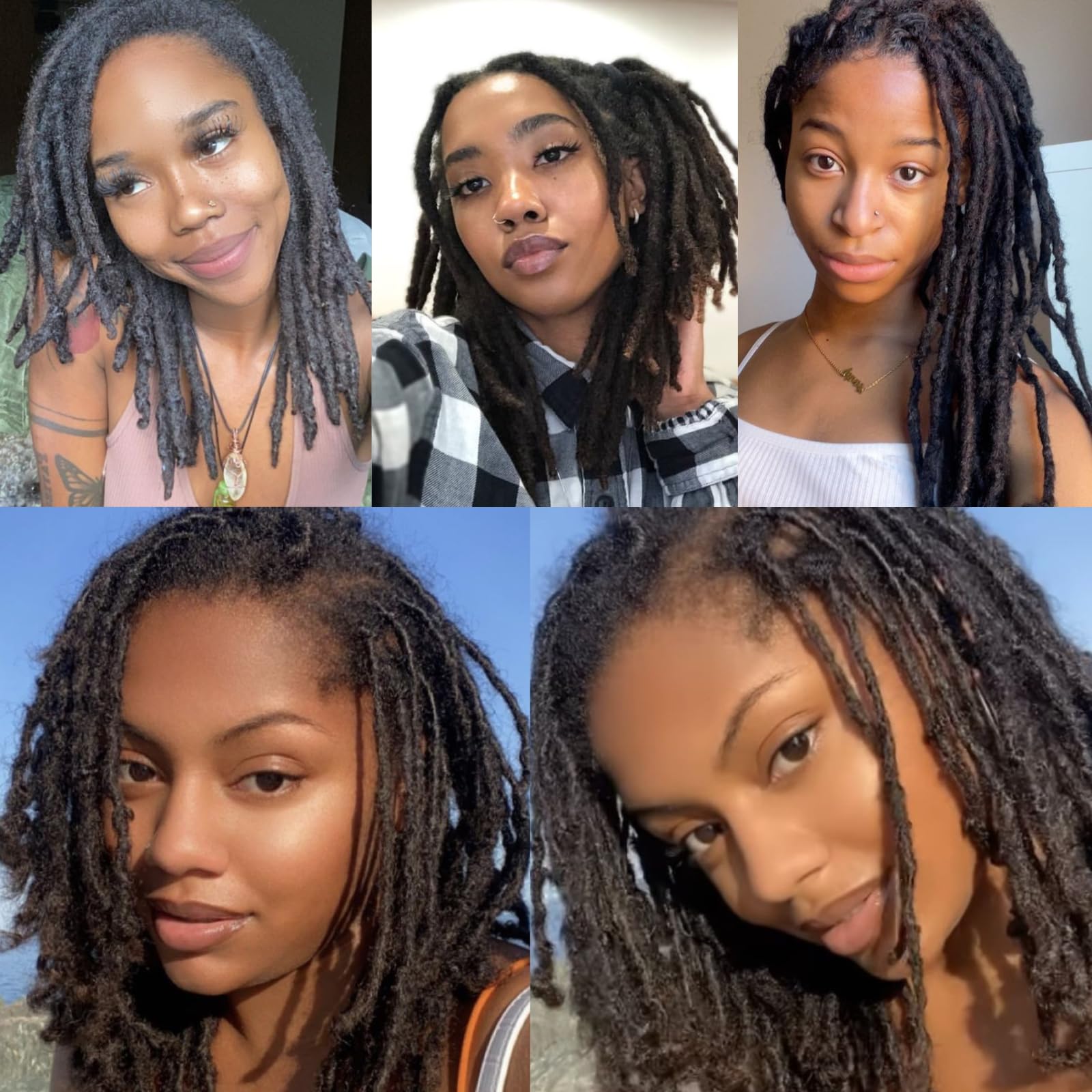 Loceast lifestyle outdoor portrait showing finished locs and natural, confident look