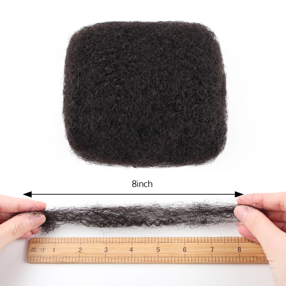 Loceast afro kinky texture close-up demonstrating realistic hair strand definition and blendability