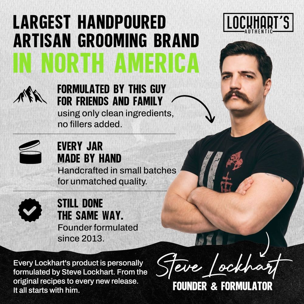 Lockhart's small-batch container with USA origin emphasizing handcrafted quality