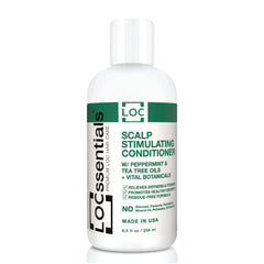 LOCssentials front label showing product name and scent benefits