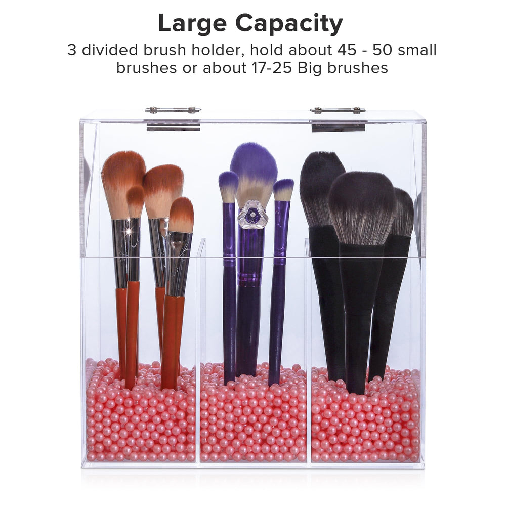 LOHRYVIO side view highlighting three compartments for sorted brush storage