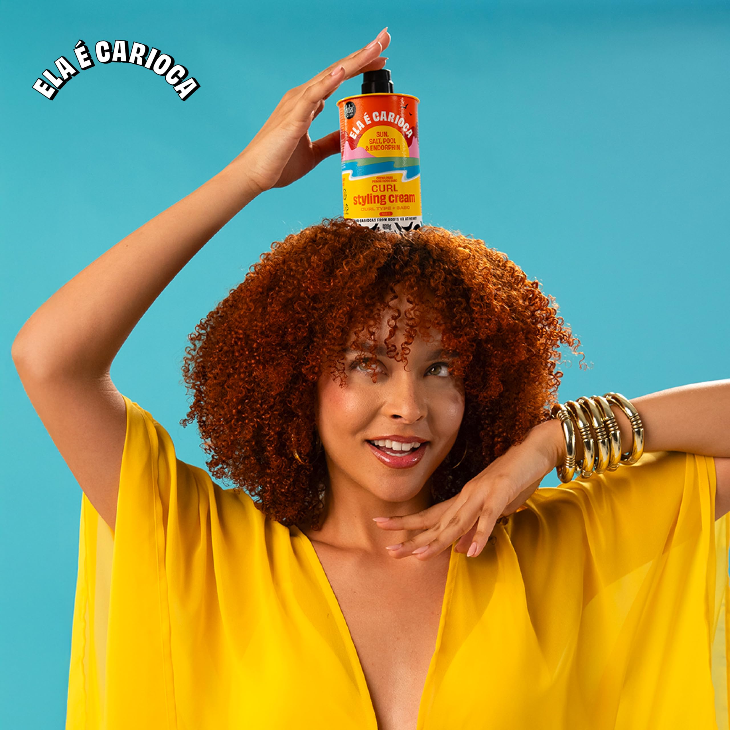 Diffused curls using Lola for added volume and long-lasting bounce
