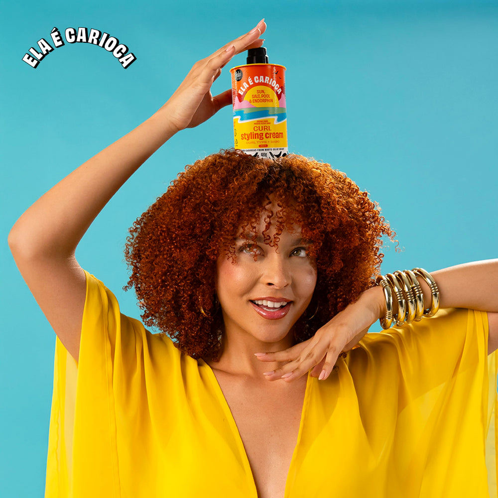 Diffused curls using Lola for added volume and long-lasting bounce