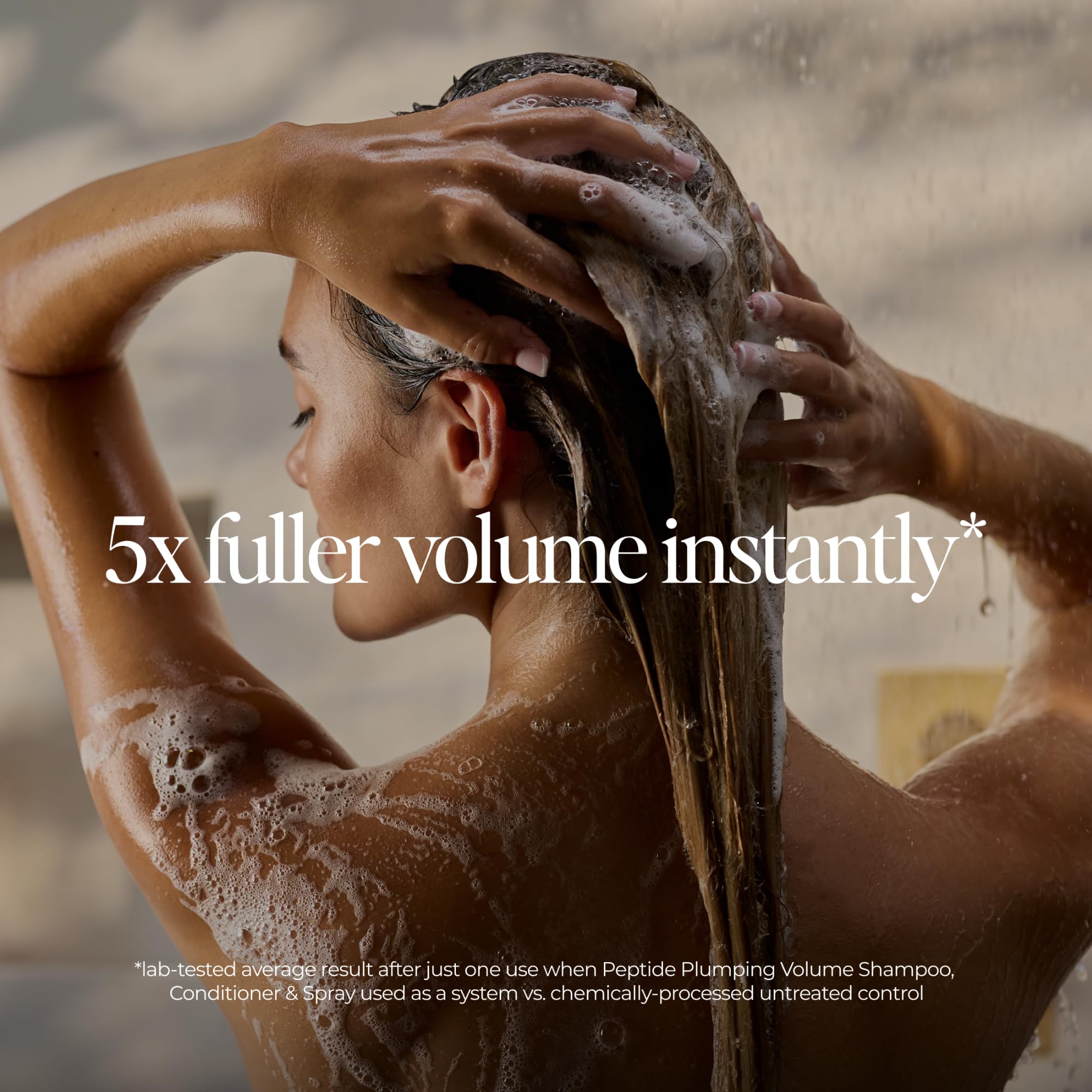 LolaVie conditioner texture close-up showing lightweight hydration benefit