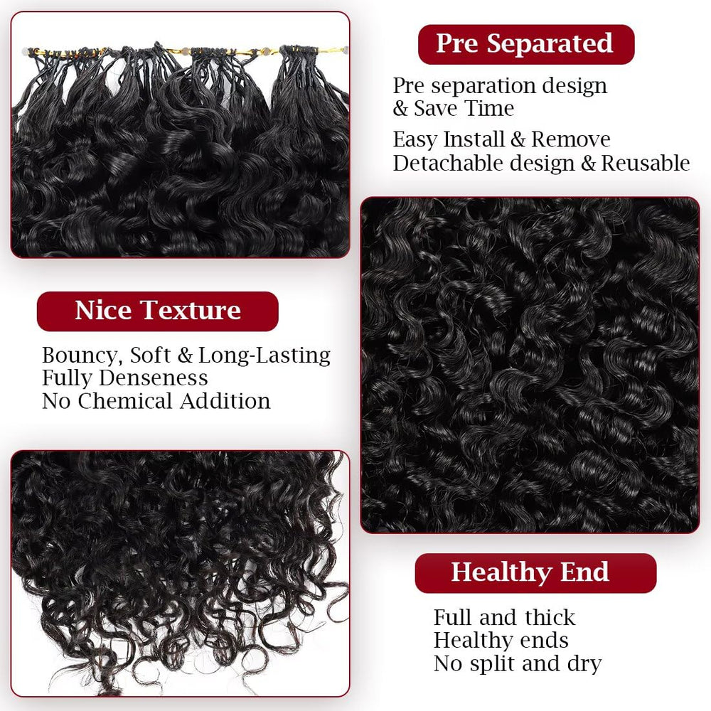 LOLLY HAIR close-up curly texture highlighting natural look and tangle resistance