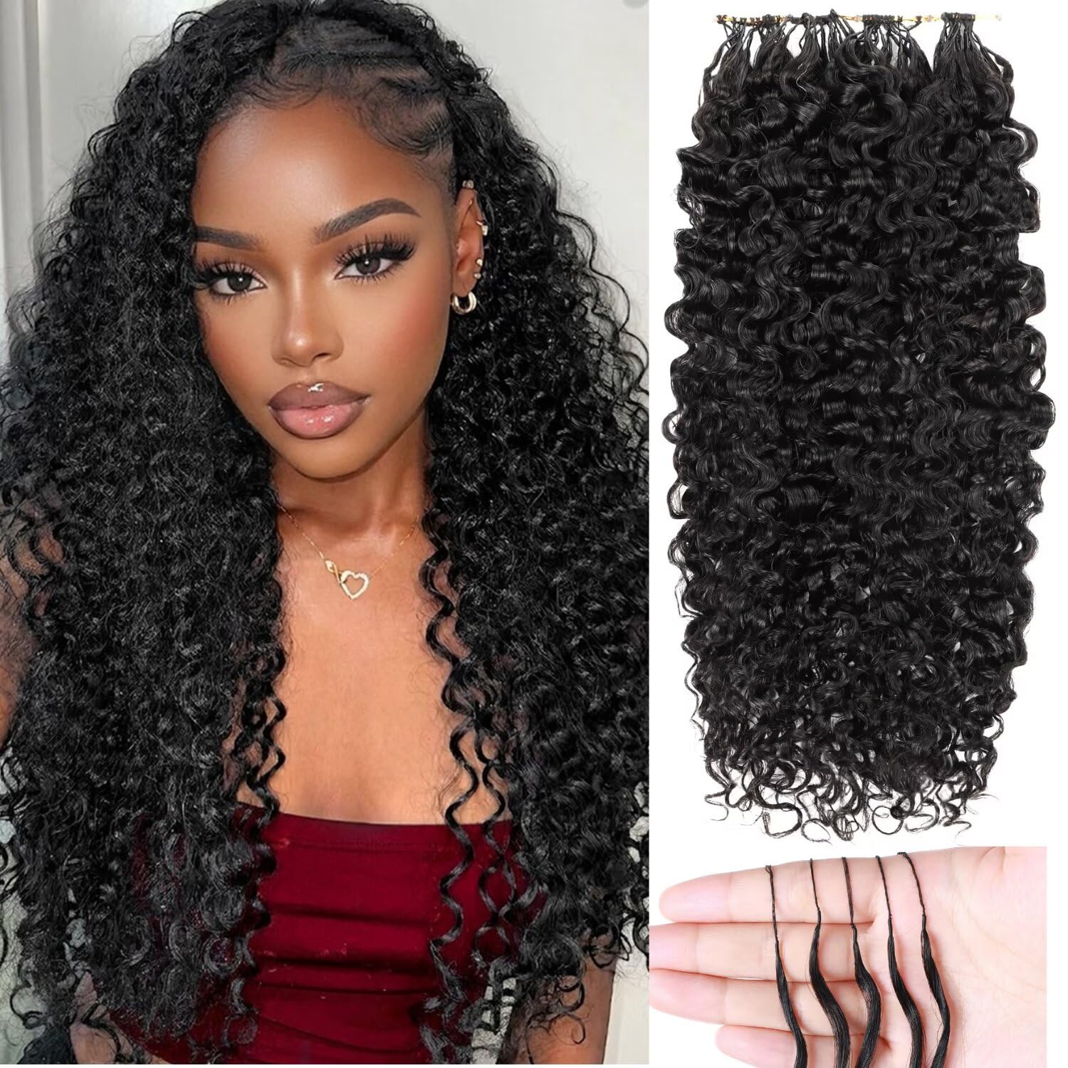 LOLLY HAIR front packaging showing seamless knot technology and lightweight benefit