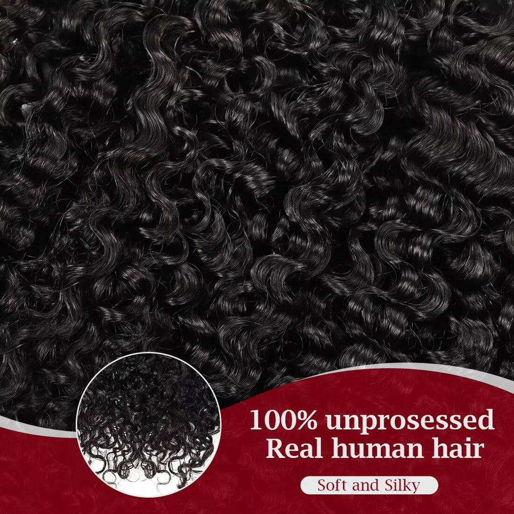 LOLLY HAIR installed crochet style on model showing realistic blend and style