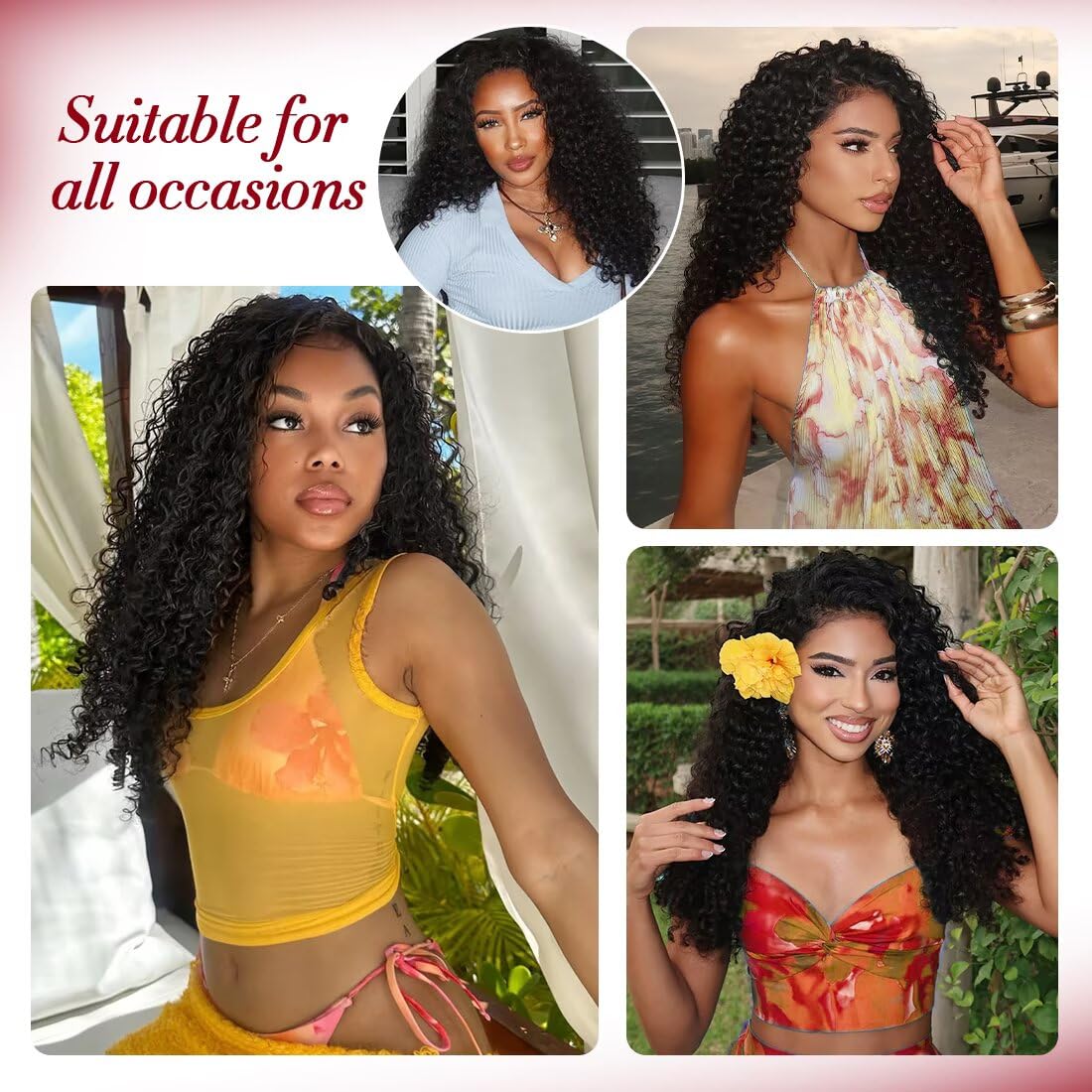 LOLLY HAIR bouncy curl motion shot demonstrating softness and natural movement