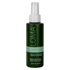 Loma bottle front view showing sleek packaging and size, promotes easy daily use