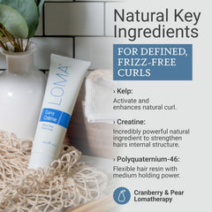 Loma Curvature styling with diffuser showing defined curls and volume