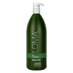 Loma deep conditioner front packaging shows label and large 33.8 oz size for value