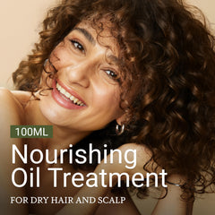 Loma oil droplet texture on skin illustrating lightweight absorption and shine