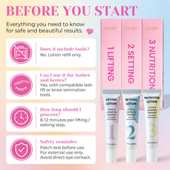 Lomansa three tubes arranged showing lifting, setting, nutrition