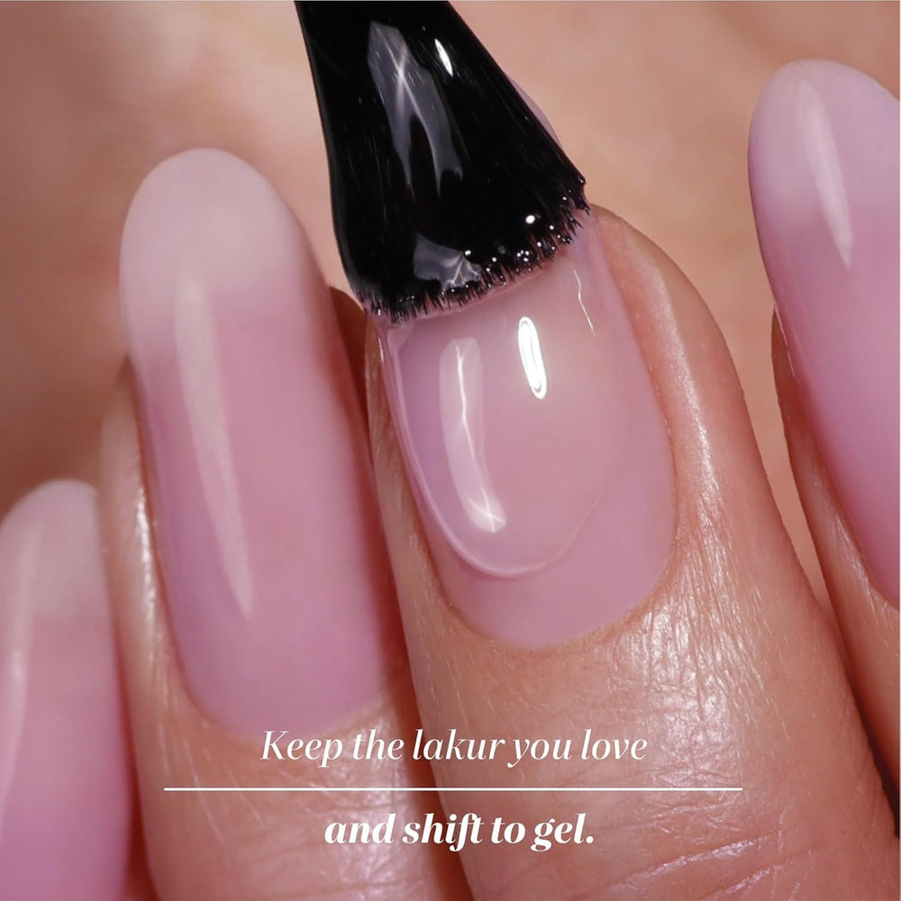 LONDONTOWN GelShift removal steps with foil soak demonstrating gentle takeoff benefit