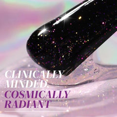 LONDONTOWN swatch on nail demonstrating sheer glow and natural polish benefit