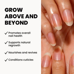 LONDONTOWN applying cream to nail and cuticle for instant conditioning
