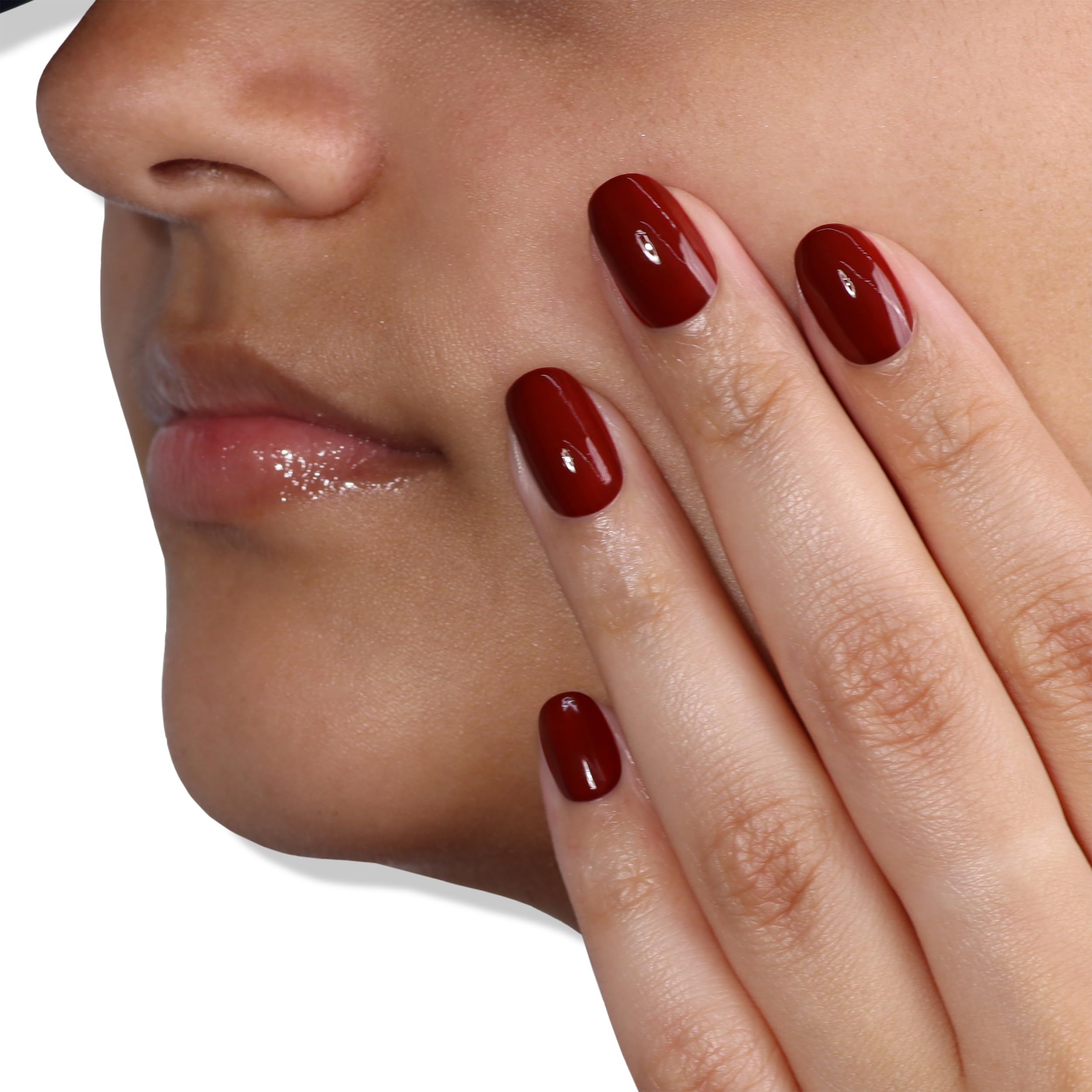 LONDONTOWN lakur applied on nails in a lifestyle shot demonstrating salon-quality finish