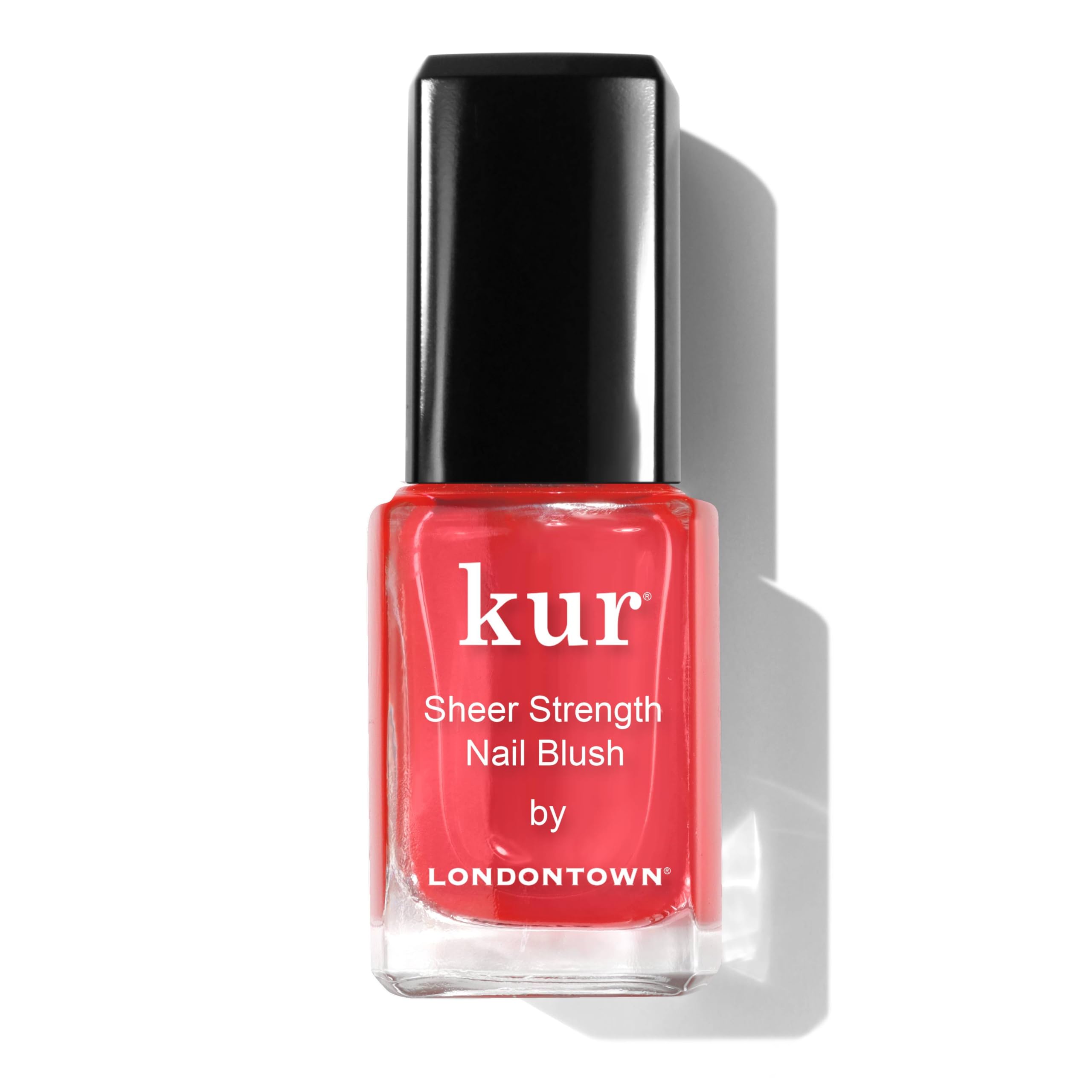 LONDONTOWN bottle front view showing poppy tint and protective benefit