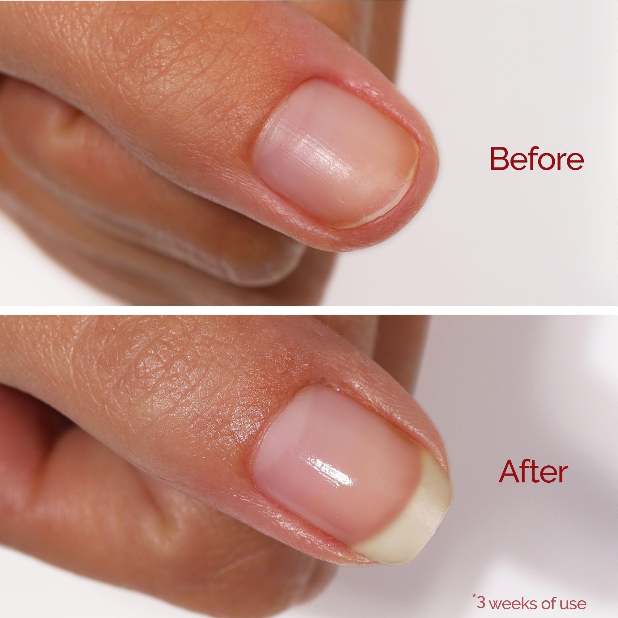 LONDONTOWN applied to mannequin hand for natural-looking manicure benefit