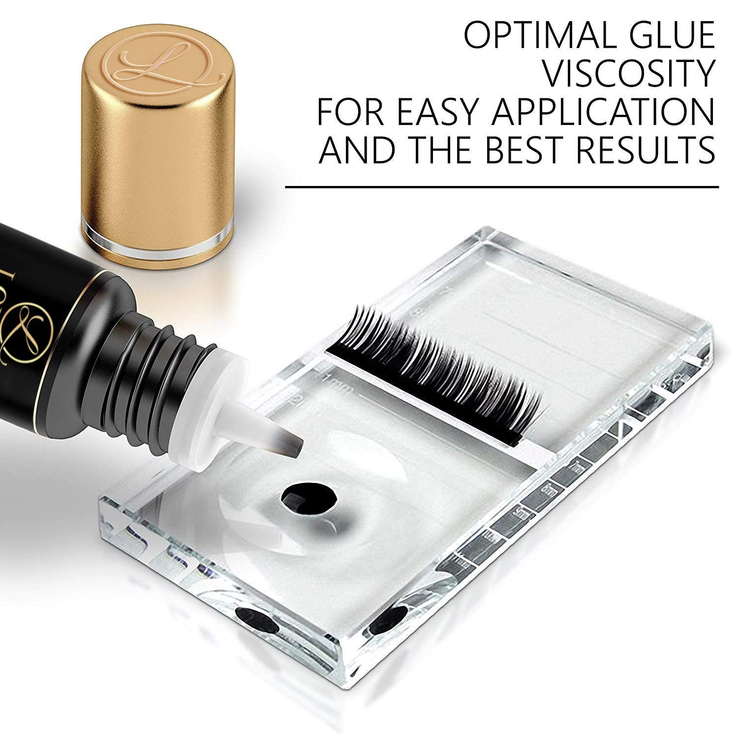 LONRIS bottle staged in salon with tools emphasizing professional-grade performance