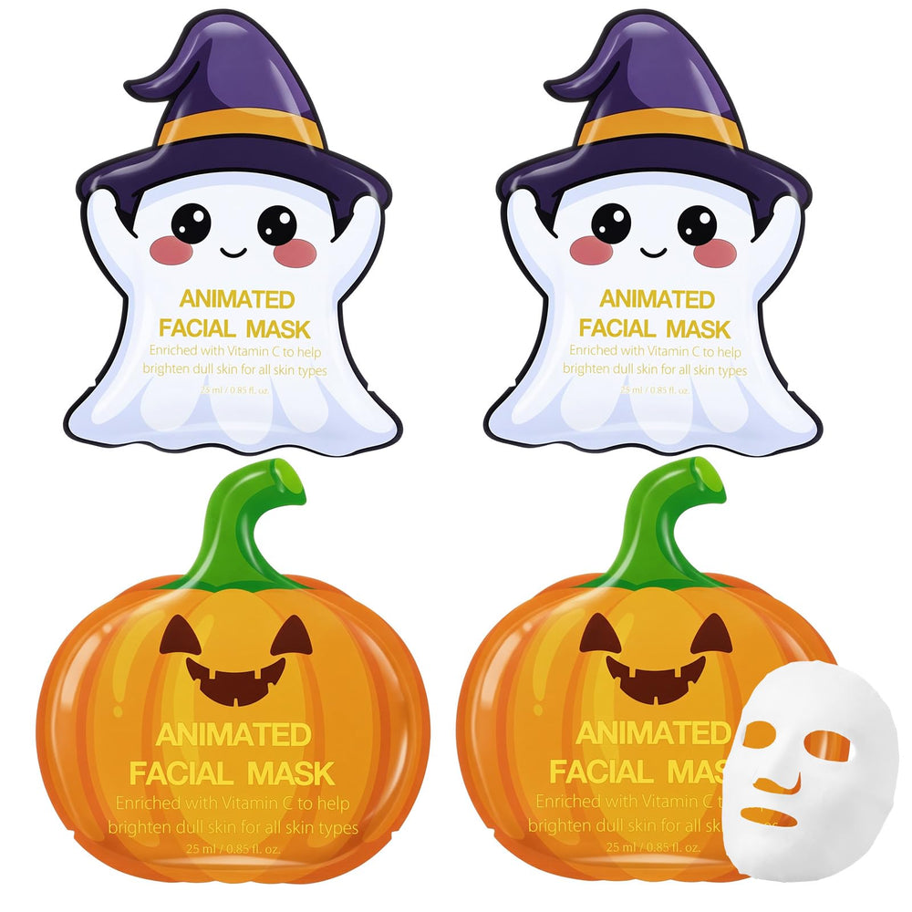 Loopeer front packaging with four Halloween mask pouches for festive gifting