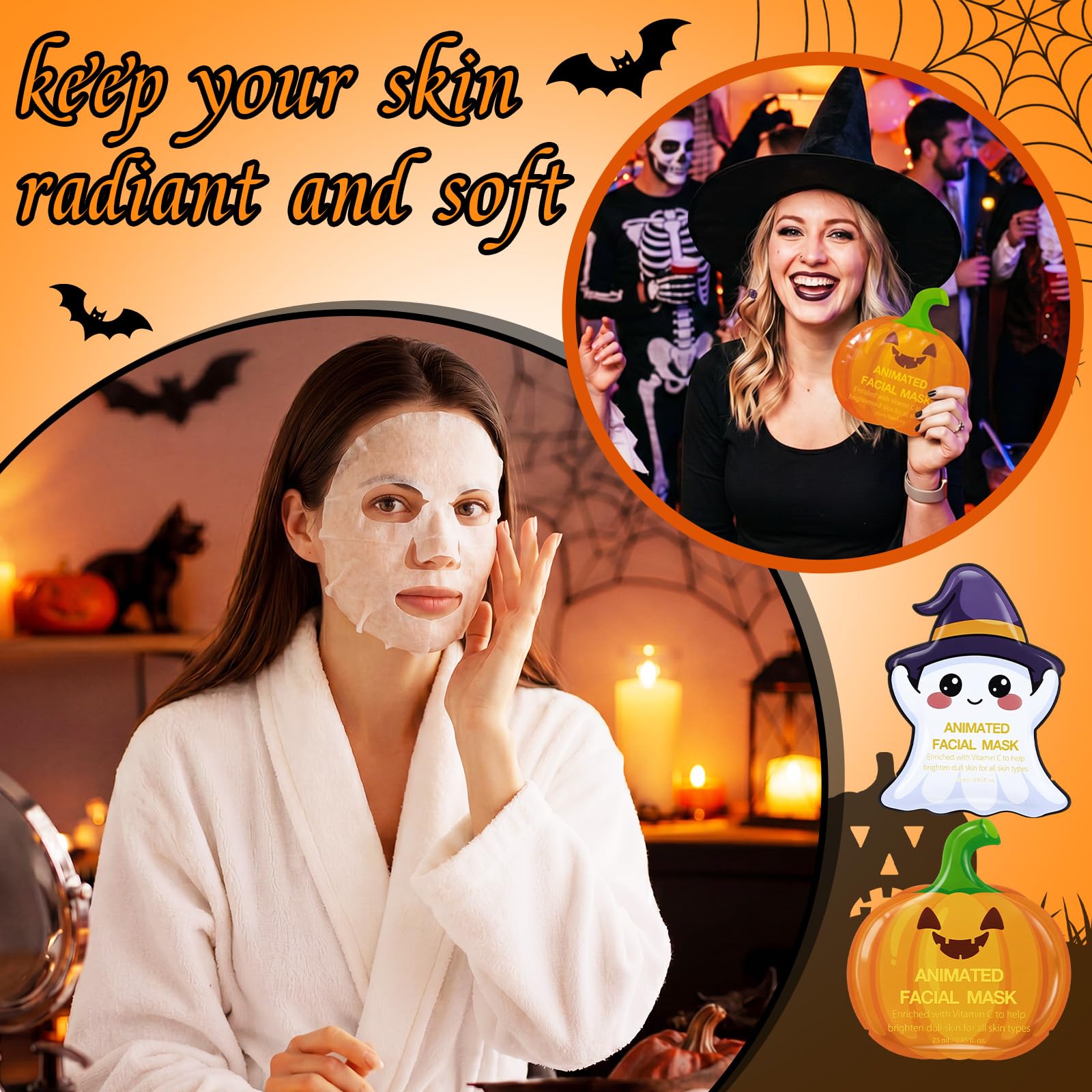 Loopeer in-use home spa scene with model applying mask for instant refreshed appearance